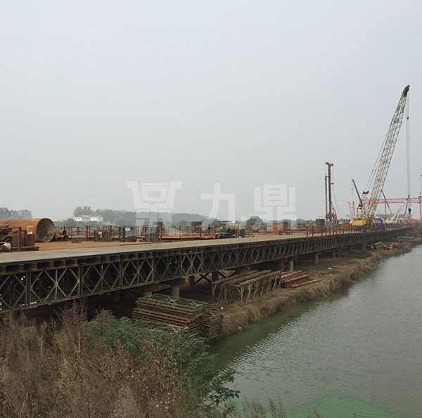 武(wu)漢(han)市政路(lu)橋-天(tian)河(he)機場S9標段(duan)2鋼便橋(qiao)